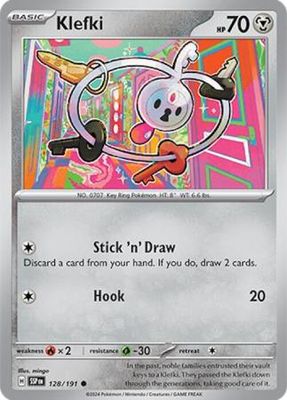 Klefki - 128/191 - Common Scarlet &amp; Violet: Surging Sparks Singles (Español)
