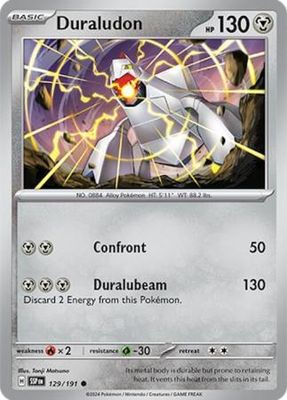 Duraludon - 129/191 - Common Scarlet &amp; Violet: Surging Sparks Singles (Español)
