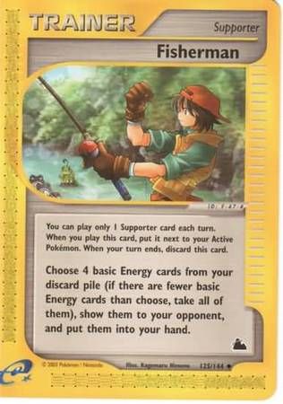 Fisherman - 125/144 - Uncommon Skyridge Singles