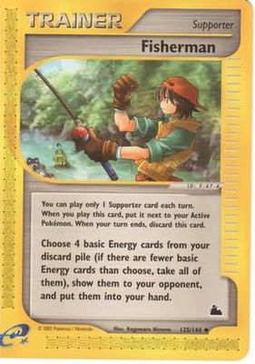 Fisherman - 125/144 - Uncommon Skyridge Singles