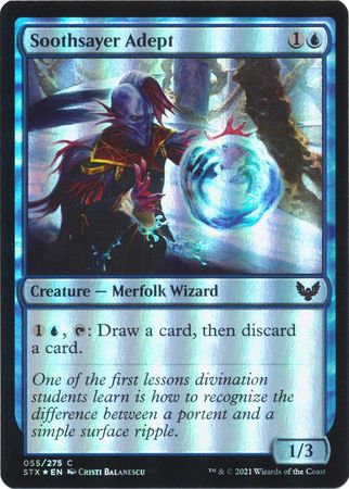 Soothsayer Adept 055/275 - Foil Strixhaven: School of Mages Foil Singles