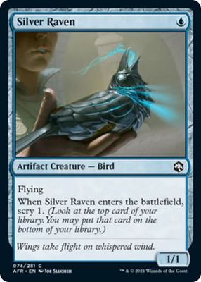Silver Raven 074/281 - Adventures in the Forgotten Realms Singles