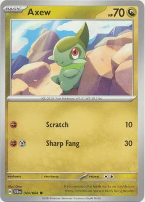 Axew - 044/064 - Common Shrouded Fable Singles