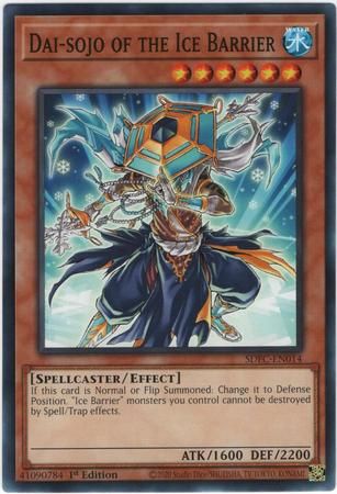 Dai-sojo of the Ice Barrier - SDFC-EN014 - Common 1st Edition Freezing Chains 1st Edition Singles