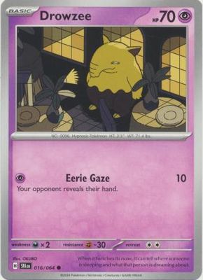 Drowzee - 016/064 - Common Shrouded Fable Singles