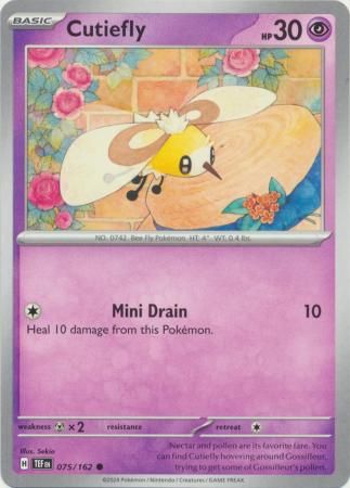 Cutiefly - 075/162 - Common Scarlet &amp; Violet: Temporal Forces Singles