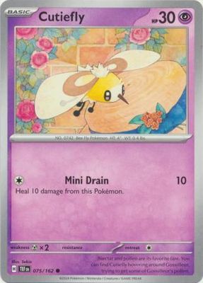 Cutiefly - 075/162 - Common Scarlet &amp; Violet: Temporal Forces Singles