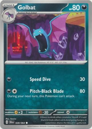 Golbat - 028/064 - Common Shrouded Fable Singles