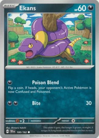 Ekans - 100/162 - Common Scarlet &amp; Violet: Temporal Forces Singles