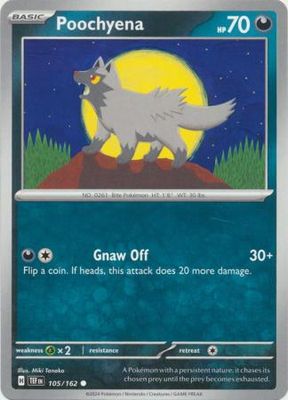 Poochyena - 105/162 - Common Scarlet &amp; Violet: Temporal Forces Singles