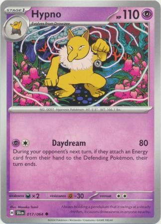 Hypno - 017/064 - Uncommon Shrouded Fable Singles
