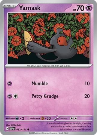 Yamask - 082/191 - Common Scarlet &amp; Violet: Surging Sparks Singles (Español)