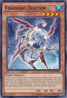 Fishborg Doctor - DUEA-EN096 - Common Unlimited Duelist Alliance Unlimited Singles