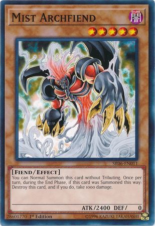 Mist Archfiend - SR06-EN011 - Common 1st Edition Lair of Darkness 1st Edition Singles (espanol)