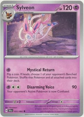 Sylveon - 022/064 - Uncommon Shrouded Fable Singles