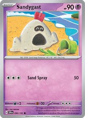 Sandygast - 090/191 - Common Scarlet &amp; Violet: Surging Sparks Singles