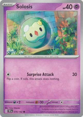 Solosis - 070/162 - Common Scarlet &amp; Violet: Temporal Forces Singles