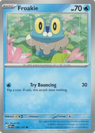 Froakie - 056/197 - Common Scarlet &amp; Violet: Obsidian Flames Singles