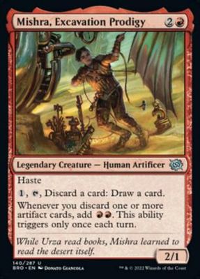Mishra, Excavation Prodigy 140/287 - The Brothers&#39; War Singles