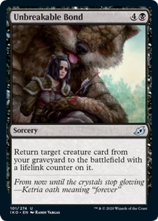 Unbreakable Bond 101/274 - Ikoria: Lair of Behemoths Singles (Español)
