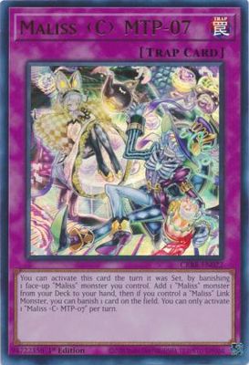 SJ Maliss C MTP-07 - CRBR-EN022 - Ultra Rare 1st Edition Crossover Breakers 1st Edition Singles