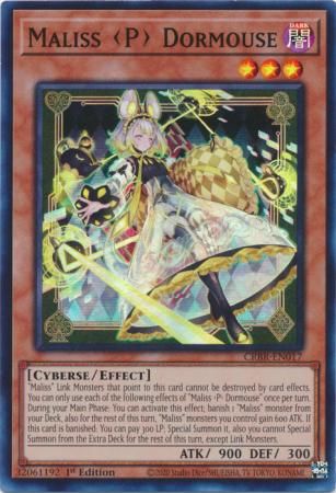 Maliss P Dormouse - CRBR-EN017 - Super Rare 1st Edition Crossover Breakers 1st Edition Singles