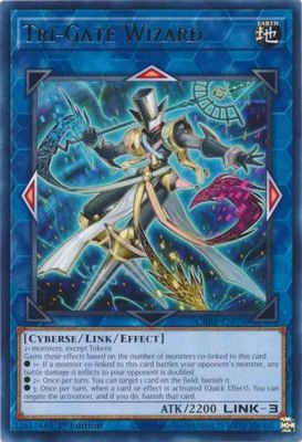 Tri-Gate Wizard - CRBR-EN050 - Rare 1st Edition Crossover Breakers 1st Edition Singles
