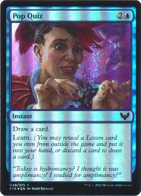 Pop Quiz 049/275 - Foil Strixhaven: School of Mages Foil Singles