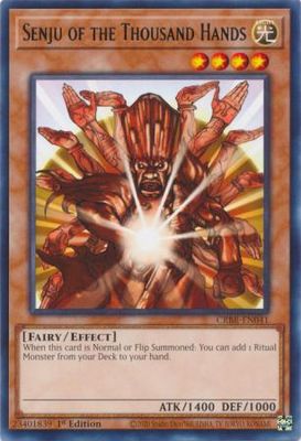 Senju of the Thousand Hands - CRBR-EN041 - Rare 1st Edition Crossover Breakers 1st Edition Singles
