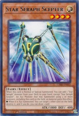 Star Seraph Scepter - CRBR-EN045 - Rare 1st Edition Crossover Breakers 1st Edition Singles