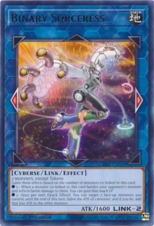 Binary Sorceress - CRBR-EN059 - Rare 1st Edition Crossover Breakers 1st Edition Singles
