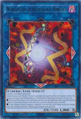 World Gears of Theurlogical Demiurgy - CRBR-EN044 - Rare 1st Edition Crossover Breakers 1st Edition Singles