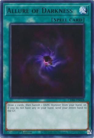 Allure of Darkness - CRBR-EN028 - Rare 1st Edition Crossover Breakers 1st Edition Singles