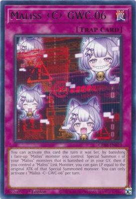 Maliss C GWC-06 - CRBR-EN023 - Rare 1st Edition Crossover Breakers 1st Edition Singles