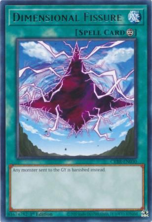 Dimensional Fissure - CRBR-EN030 - Rare 1st Edition Crossover Breakers 1st Edition Singles