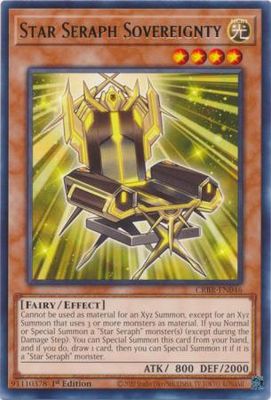 Star Seraph Sovereignty - CRBR-EN046 - Rare 1st Edition Crossover Breakers 1st Edition Singles