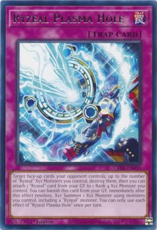 Ryzeal Plasma Hole - CRBR-EN010 - Rare 1st Edition Crossover Breakers 1st Edition Singles
