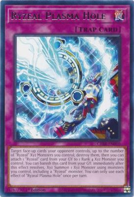 Ryzeal Plasma Hole - CRBR-EN010 - Rare 1st Edition Crossover Breakers 1st Edition Singles
