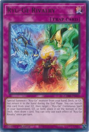 Ryu-Ge Rivalry - CRBR-EN040 - Rare 1st Edition Crossover Breakers 1st Edition Singles