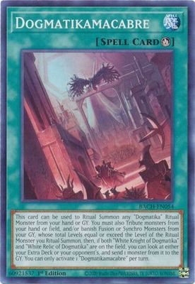 Dogmatikamacabre - BACH-EN054 - Common 1st Edition Battle of Chaos 1st Edition Singles (espanol)