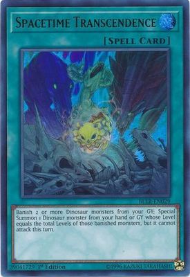 Spacetime Transcendence - BLLR-EN029 - Ultra Rare 1st Edition Battles of Legend: Light&#39;s Revenge Singles