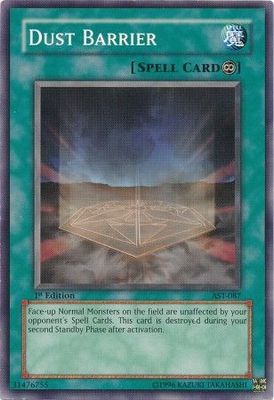 Dust Barrier - AST-087 - Common 1st Edition Ancient Sanctuary [AST] 1st Edition Singles