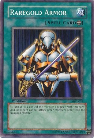 Raregold Armor - MFC-036 - Common 1st Edition Magician&#39;s Force [MFC] Singles
