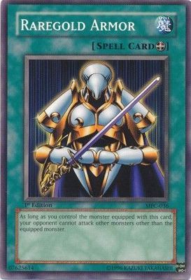 Raregold Armor - MFC-036 - Common 1st Edition Magician&#39;s Force [MFC] Singles