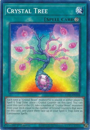 Crystal Tree - LDS1-EN108 - Common 1st Edition Legendary Duelists: Season 1 [LDS1] 1st Edition Singles