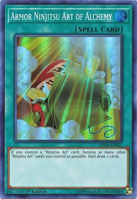 Armor Ninjitsu Art of Alchemy - SHVA-EN027 - Super Rare 1st Edition Shadows in Valhalla 1st Edition Singles (espanol)