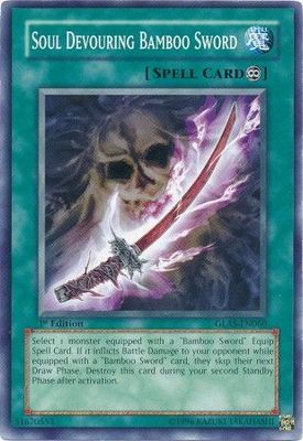 Soul Devouring Bamboo Sword - GLAS-EN060 - Common 1st Edition Gladiator&#39;s Assault [GLAS] 1st Edition Singles