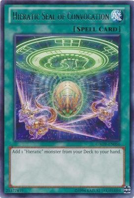Hieratic Seal of Convocation - GAOV-EN056 - Rare Unlimited Galactic Overlord Unlimited Singles