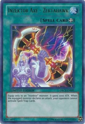 Inzektor Axe - Zektahawk - ORCS-ENSP1 - Ultra Rare Yu-Gi-Oh! Promo Cards (espanol)