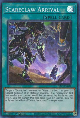 Scareclaw Arrival - DIFO-EN059 - Super Rare 1st Edition Dimension Force 1st Edition Singles (espanol)